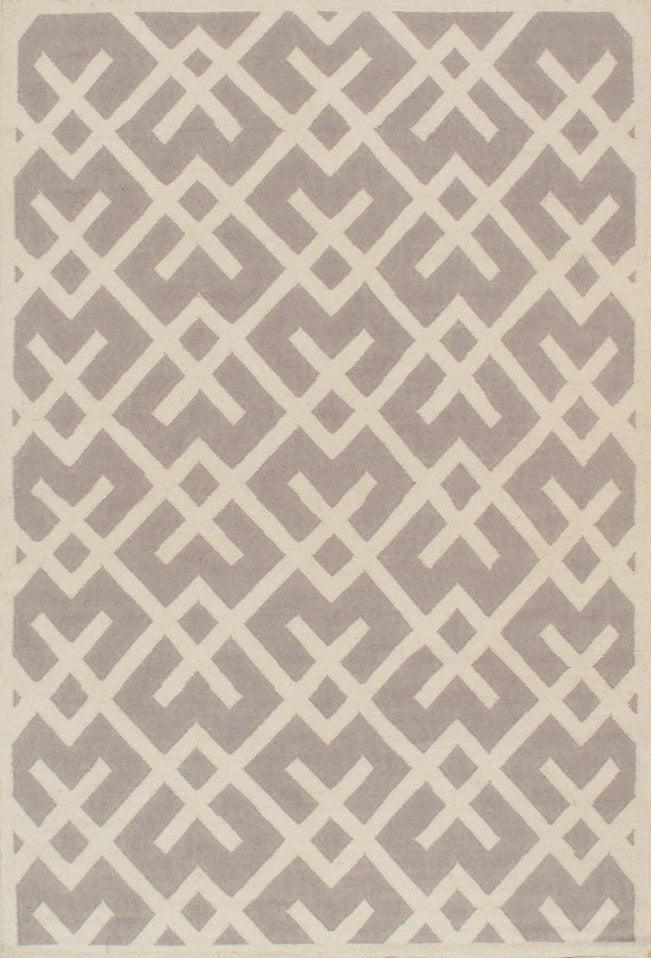 Canvello Kilim Flat Weave Lamb's Wool Area Rug - 4' X 6' - Canvello