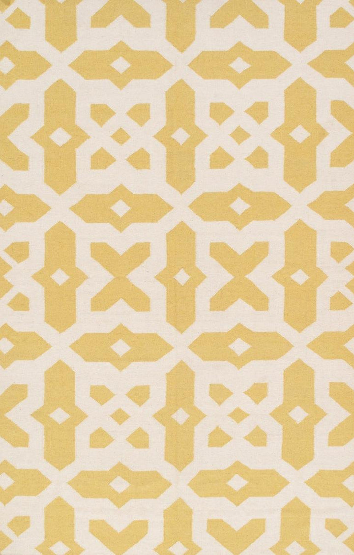 Canvello Kilim Hand-Woven Lamb's Wool Area Rug- 2' X 3'