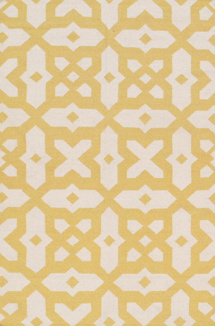 Canvello Kilim Hand-Woven Lamb's Wool Area Rug- 2' X 3'
