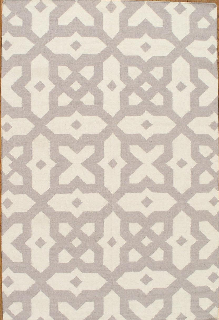 Canvello Kilim Hand - Woven Lamb's Wool Area Rug - 9' X 12' - Canvello