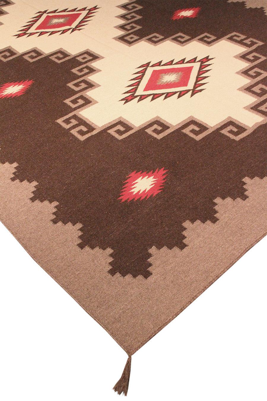 Canvello Kilim Hand - Woven Wool Area Rug - 8'1" X 9'11" - Canvello