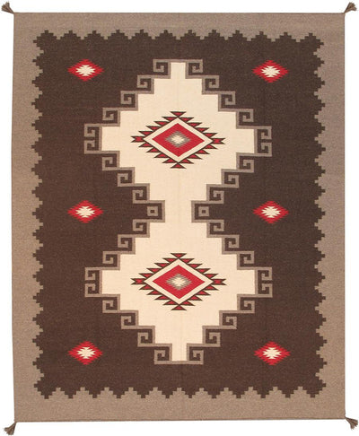 Canvello Kilim Hand - Woven Wool Area Rug - 8'1" X 9'11" - Canvello