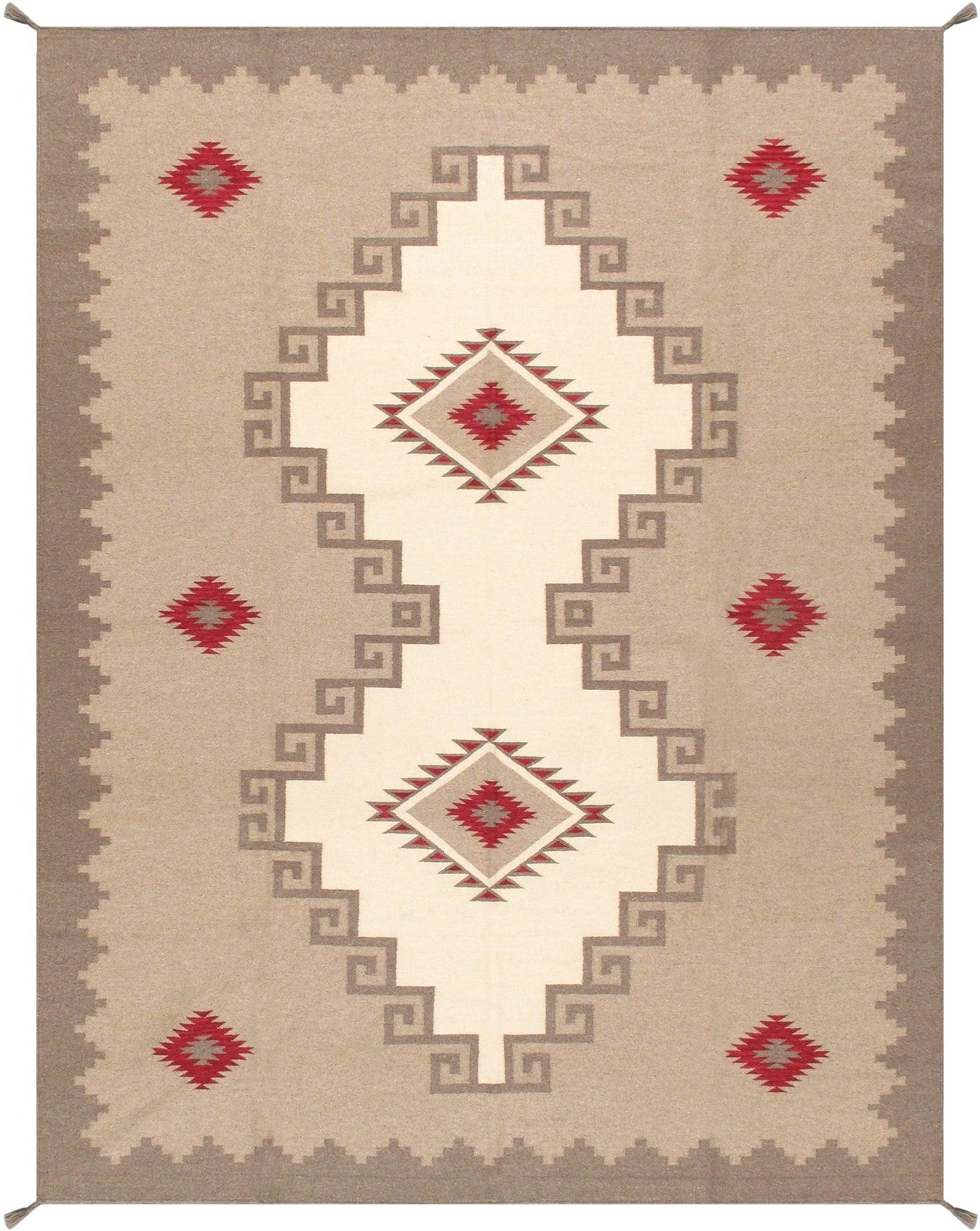 Canvello Kilim Hand - Woven Wool Area Rug - 9' X 11'10" - Canvello