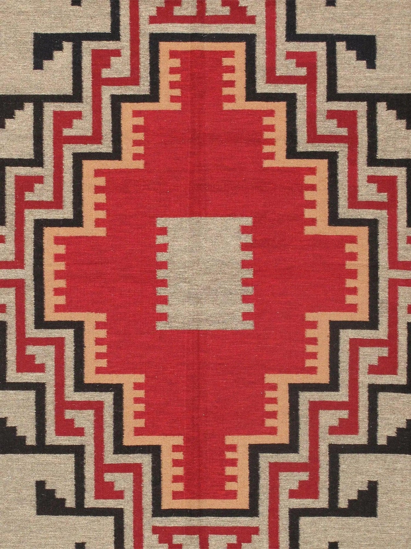 Canvello Kilim Hand - Woven Wool Area Rug - 9' X 11'9" - Canvello