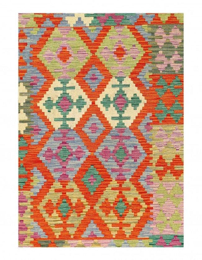 Canvello Kilim Handspun Wool Rug - 3'2" x 4'11''' - Canvello