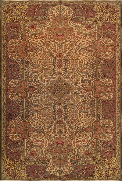 Canvello Kysery Hand - Knotted Wool Area Rug - 7'8" X 11'4" - Canvello