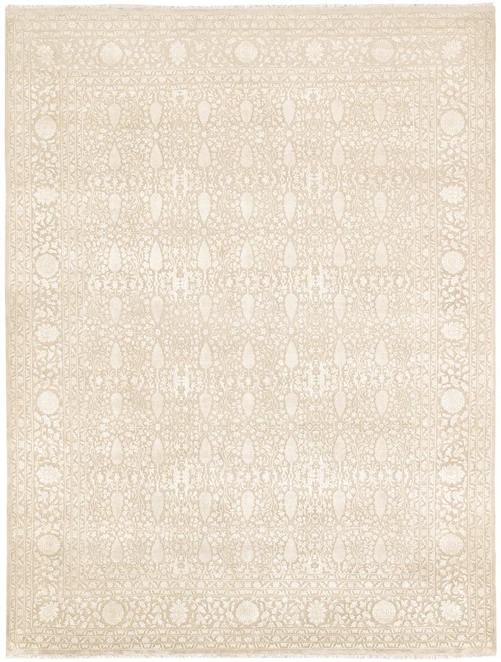 Canvello Lahore Collection Hand - Knotted Silk & Wool Area Rug - 8'2" X 9'9" - Canvello