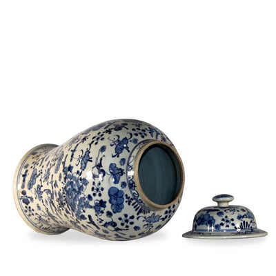 Canvello Landscape Porcelain Temple Jar