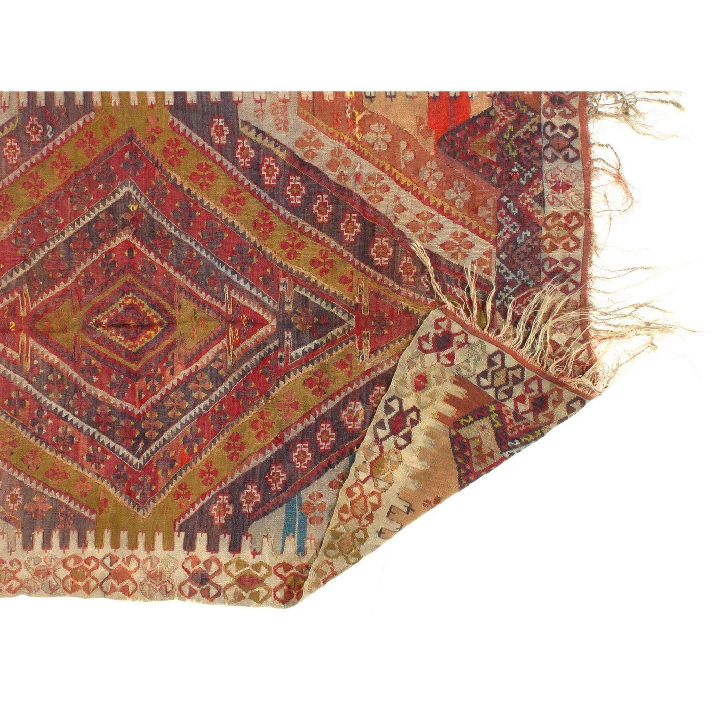 Canvello Late 19th Century Antique Silkroad Bidjar Beige Rug - 4' x 8'10" - Canvello