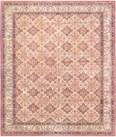 Canvello Lavar Collection Hand-Knotted Lamb's Wool Area Rug- 12'4" X 14'10"