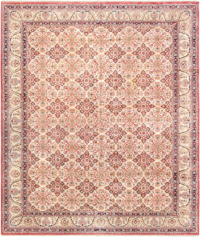 Canvello Lavar Collection Hand - Knotted Lamb's Wool Area Rug - 12'4" X 14'10" - Canvello