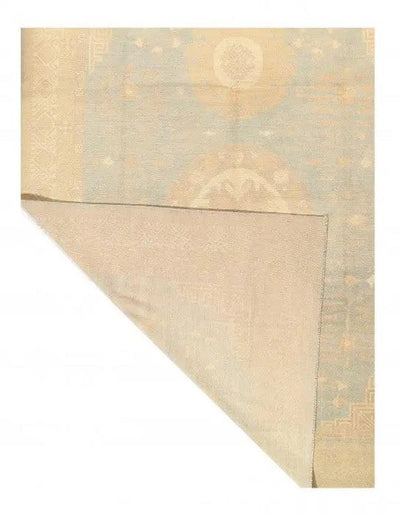 Canvello Light Blue Fine Hand Knotted Khotan 9'6'' X 13'2'' - Canvello