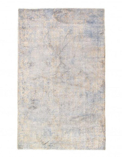 Canvello Light Blue Hand knotted Modern Rug 6' X 9' - Canvello