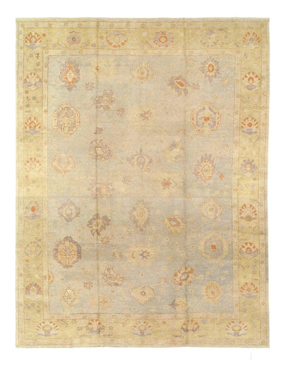 Canvello Light blue Hand Knotted Turkish Rug - 11' X 14' - Canvello