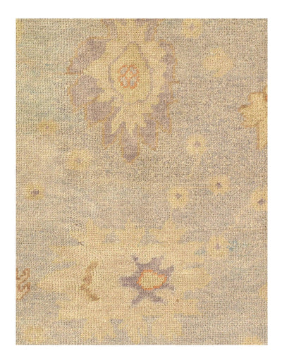 Light blue Hand Knotted Turkish Rug - 11' X 14'
