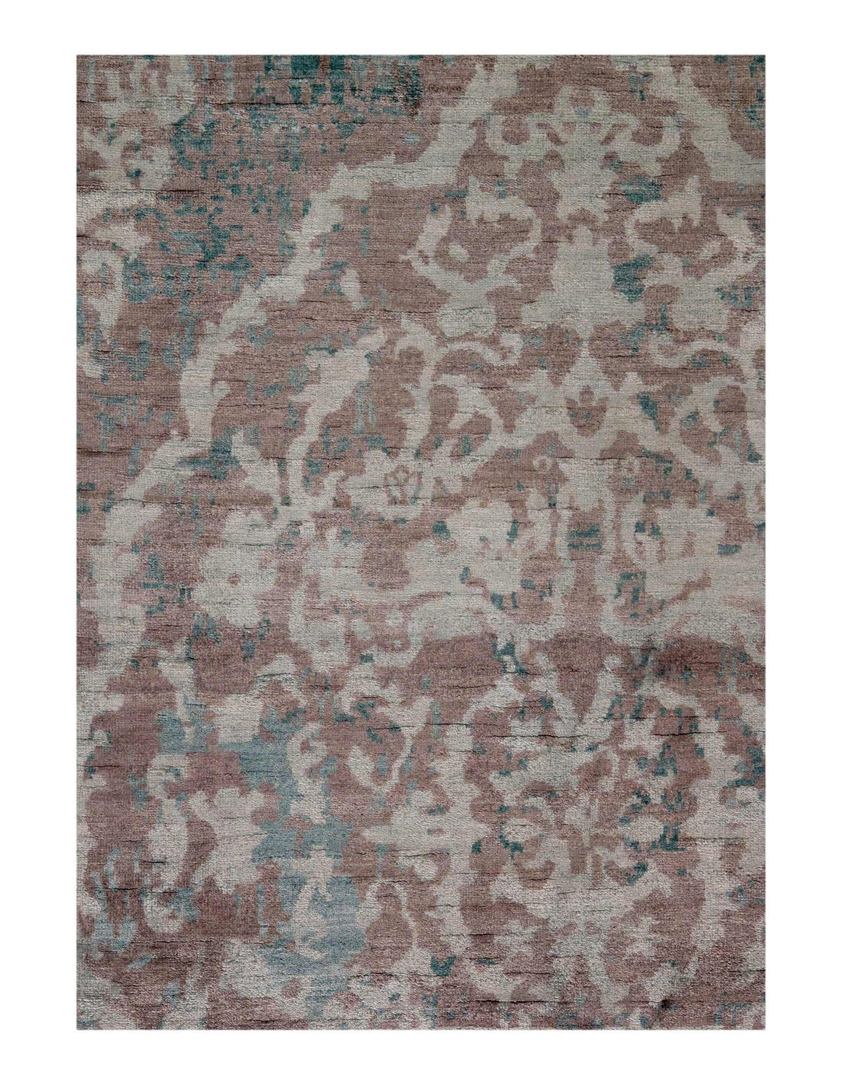 Canvello Light Blue Modern Bamboo Silk 8' x 10' - Canvello