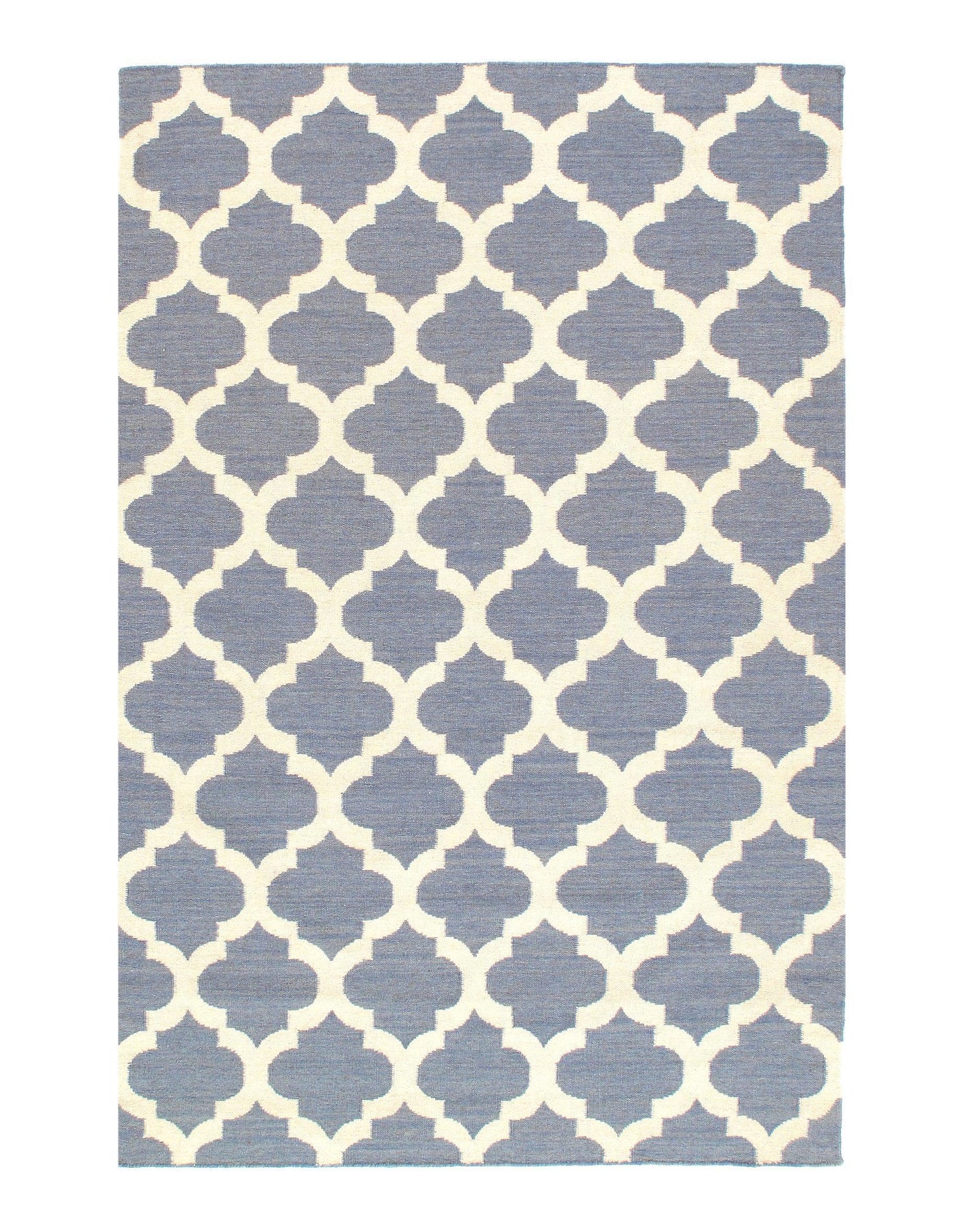 Canvello Light Blue Modern Hand Knotted Area Rug - 5' X 8'