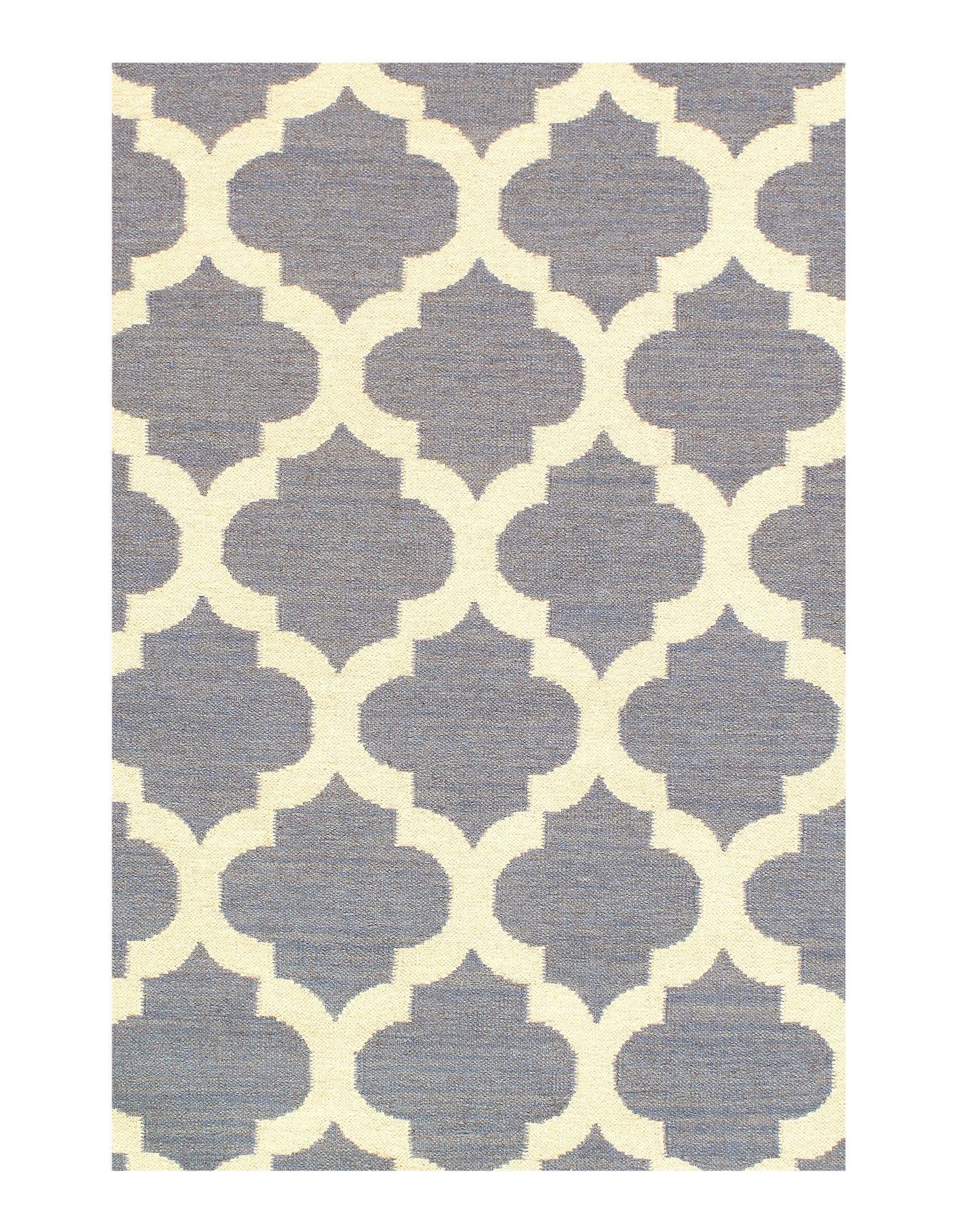 Canvello Light Blue Modern Hand Knotted Area Rug - 5' X 8'