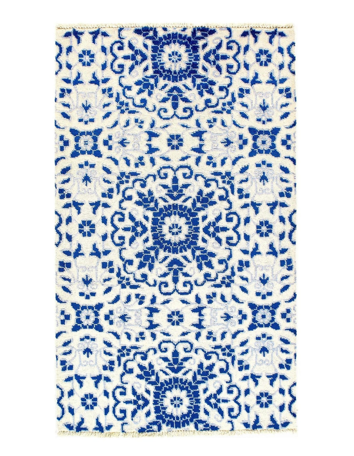 Canvello Light Blue Modern Rug - 3' X 5'