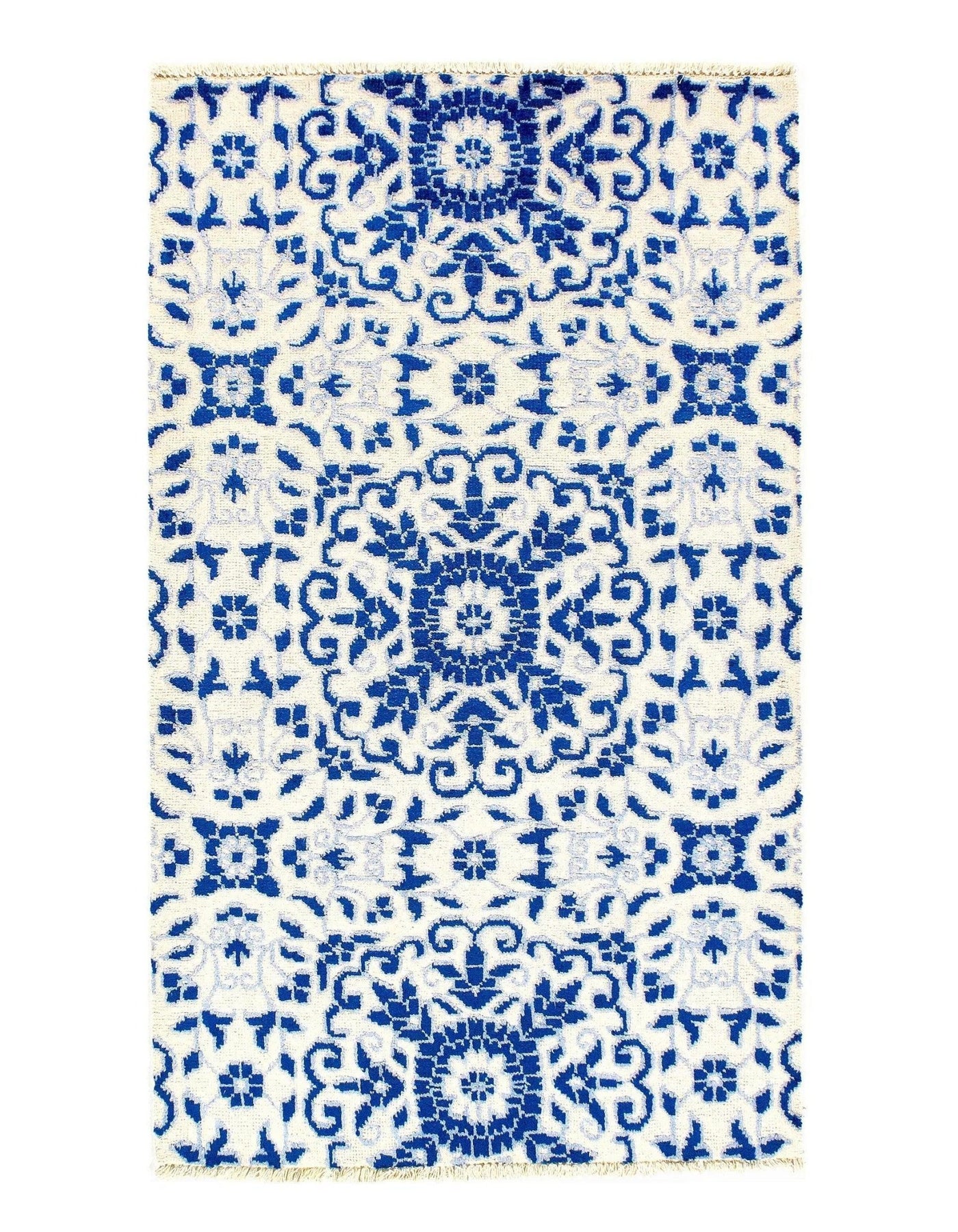 Canvello Light Blue Modern Rug - 3' X 5' - Canvello