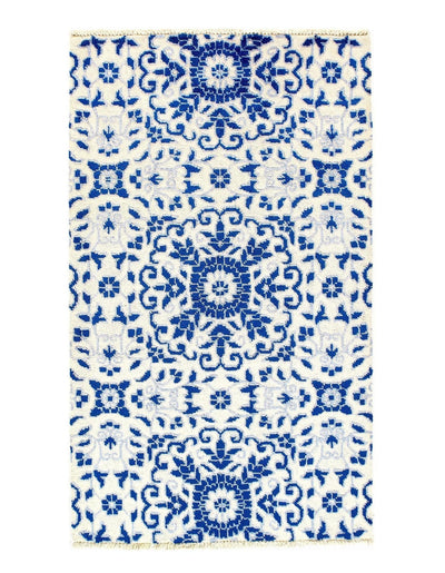 Canvello Light Blue Modern Rug - 3' X 5' - Canvello