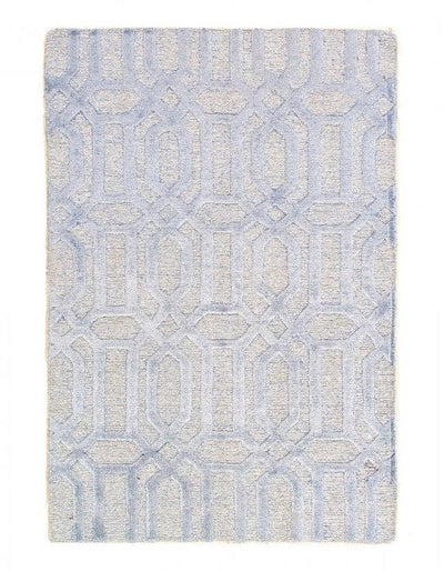 Canvello Light Blue Modern silk & wool - 3'11'' x 5'9'' - Canvello