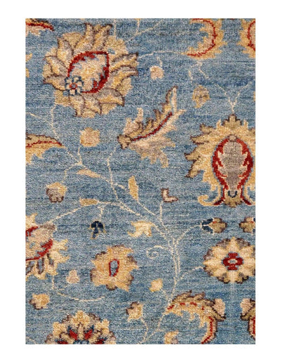 Canvello Light Blue Oushak Rug - 5' X 6'5" - Canvello