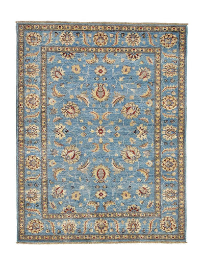 Canvello Light Blue Oushak Rug - 5' X 6'5" - Canvello