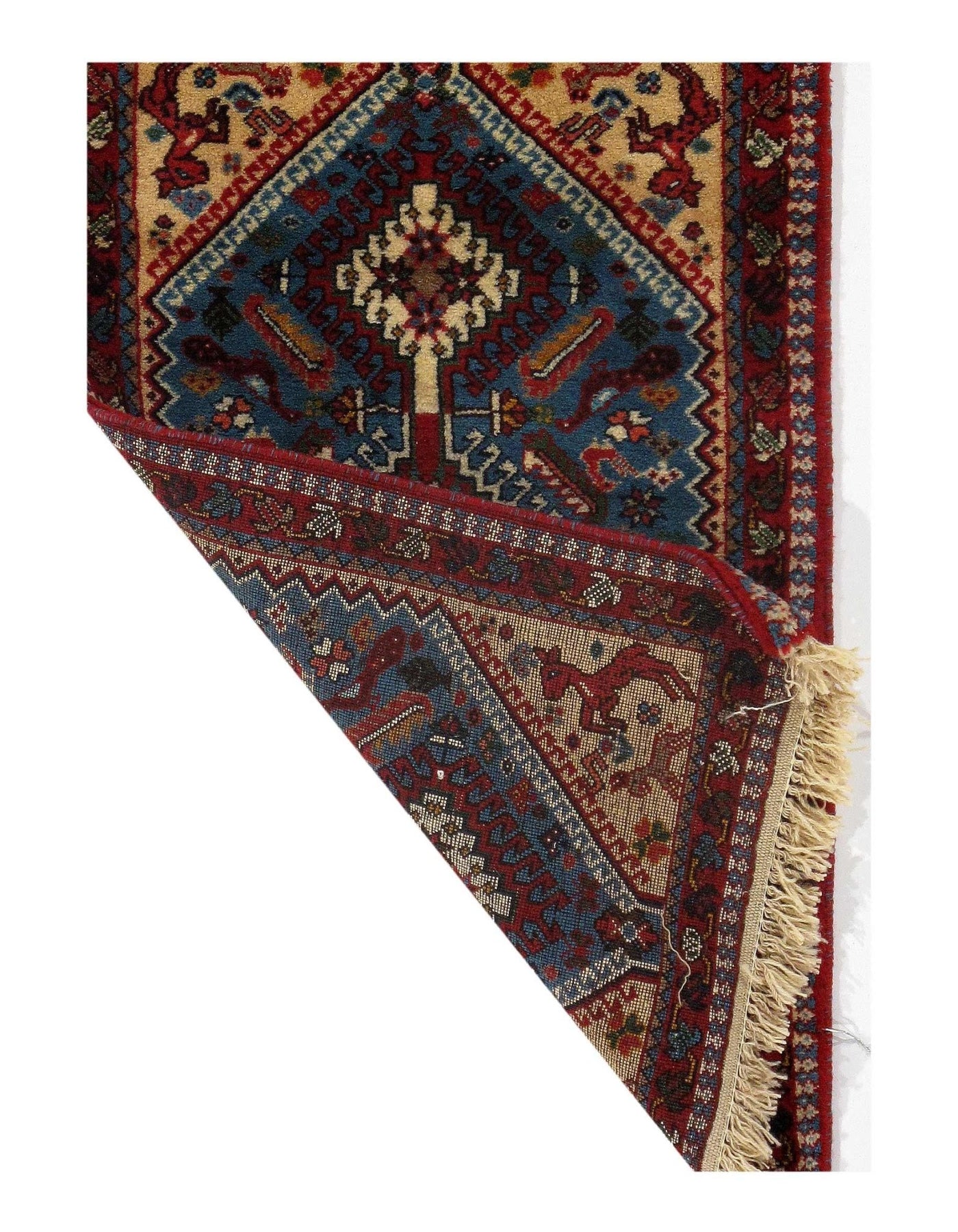 Canvello Light Blue Silkroad Yalameh Rug - 2' x 3'5" - Canvello