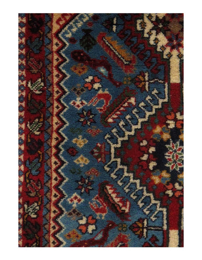 Canvello Light Blue Silkroad Yalameh Rug - 2' x 3'5" - Canvello