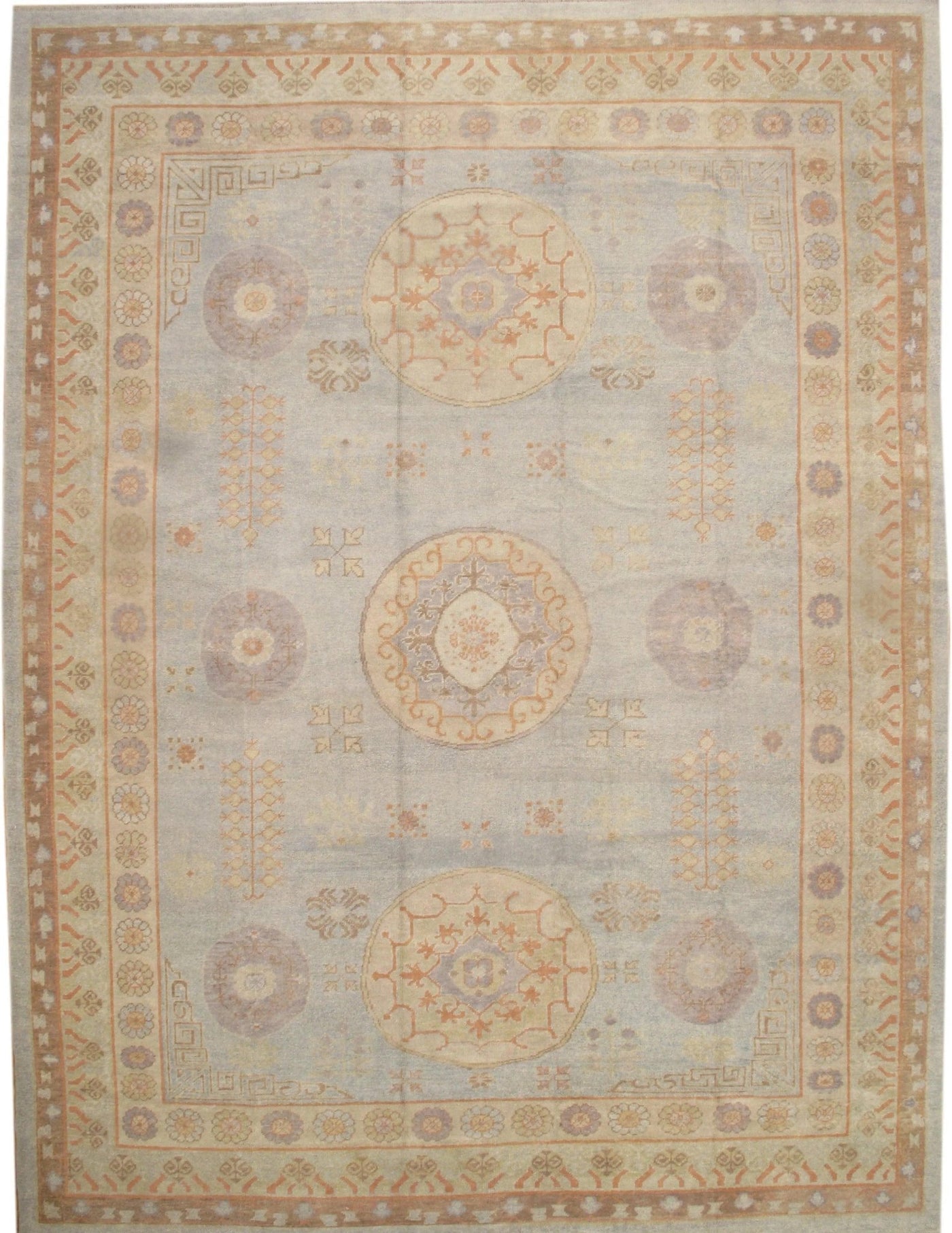 Canvello Light Blue Turkish Oushak Rug - 12' X 16' - Canvello