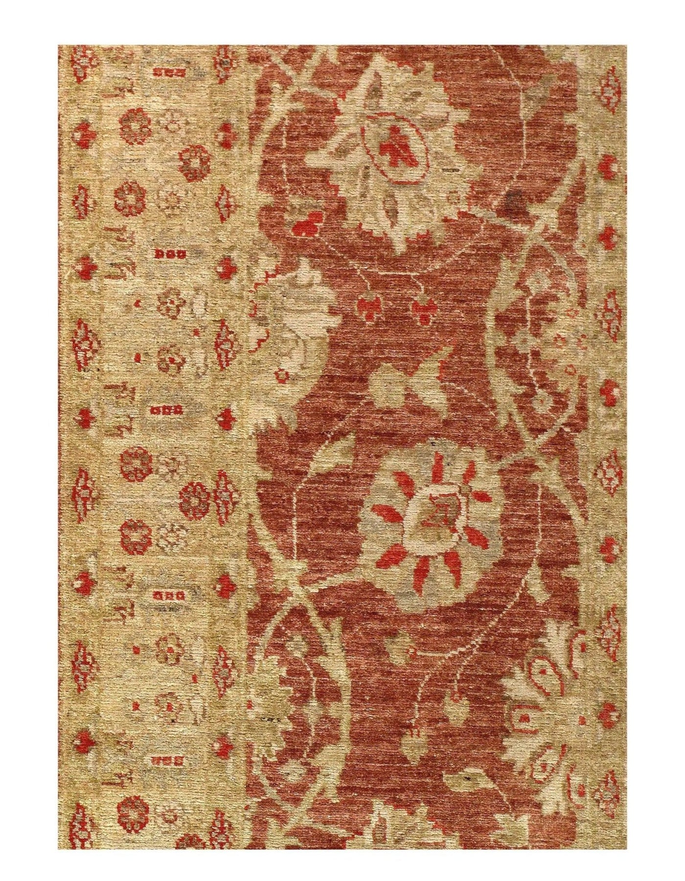 Canvello Light Brown Farahan Runner - 2'5'' X 11'2'' - Canvello