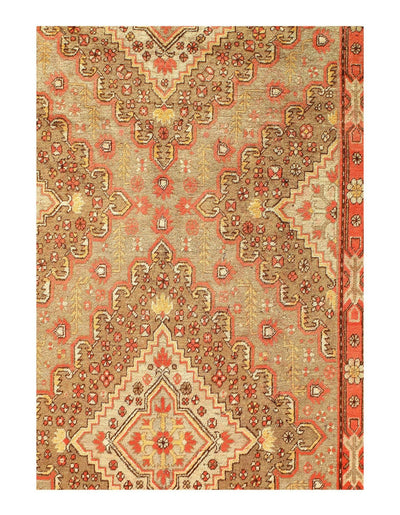 Canvello Light Brown Fine Hand knotted Khotan rug 5' X 11'1'' - Canvello