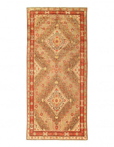 Canvello Light Brown Fine Hand knotted Khotan rug 5' X 11'1'' - Canvello