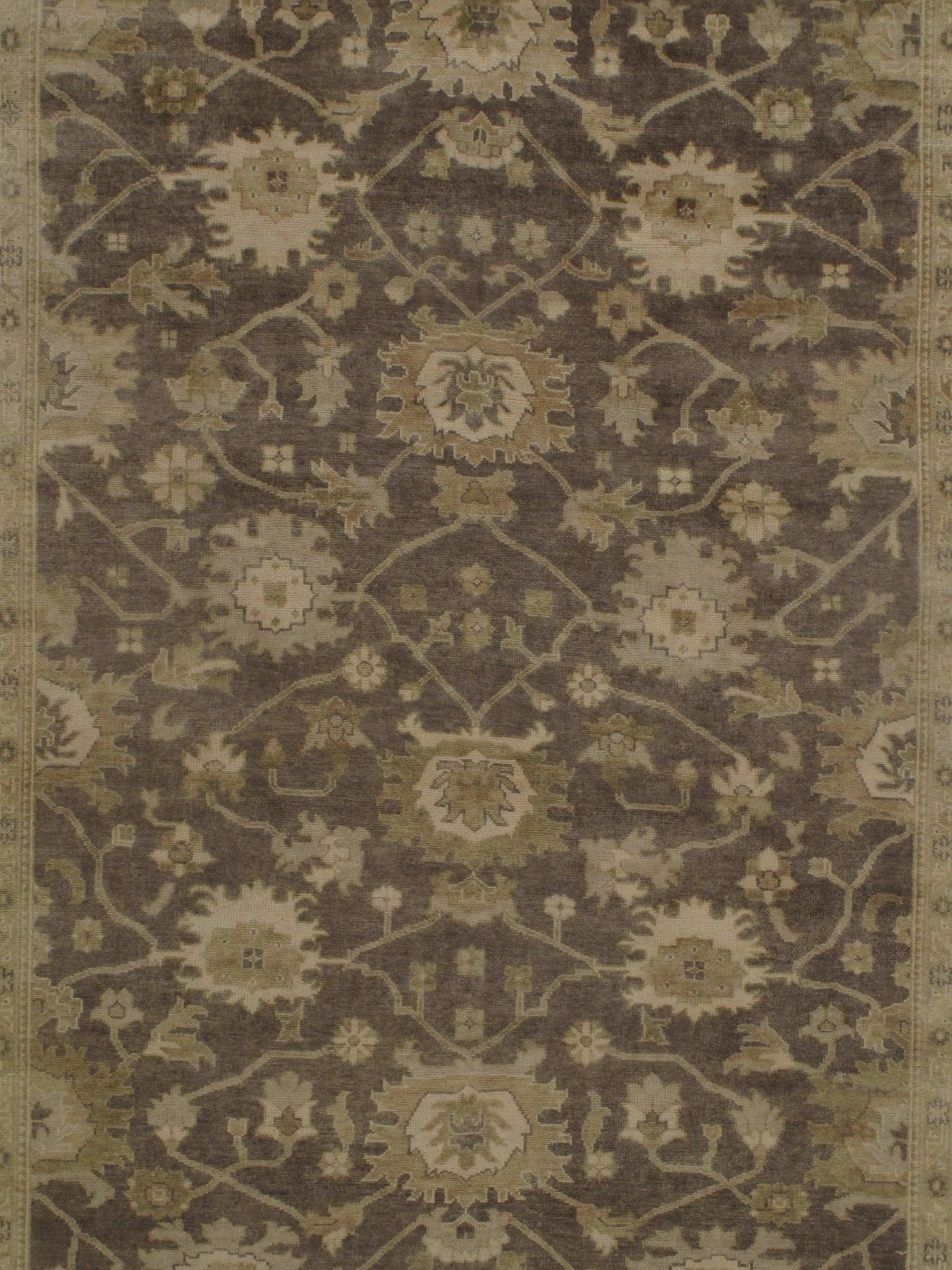 Canvello Light Brown Fine Oushak Rug - 9' X 12' - Canvello