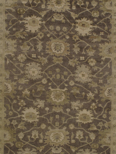 Canvello Light Brown Fine Oushak Rug - 9' X 12' - Canvello