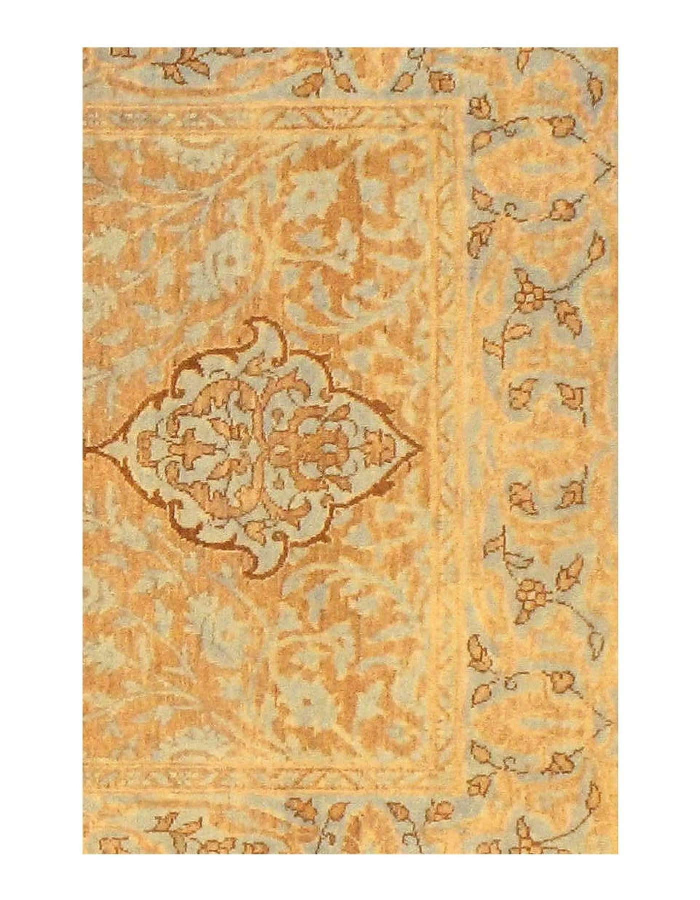 Canvello Light Brown Fine Tabriz Design Rug - 2'8'' X 4'1'' - Canvello