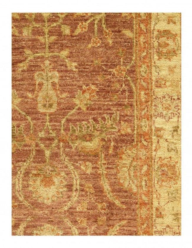 Canvello Light Brown Hand Knotted Farahan runner 2'8'' X 11'1'' - Canvello