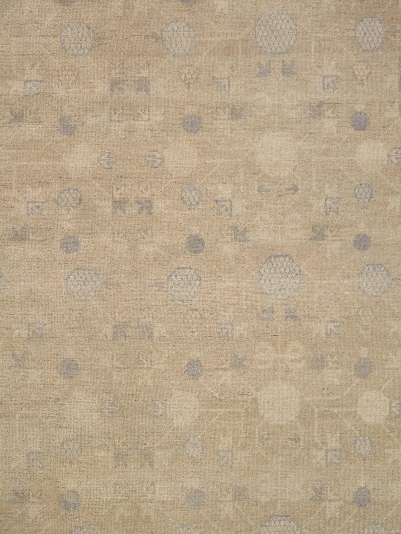 Canvello Light Brown Khotan Rug - 10' X 14' - Canvello