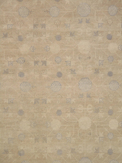 Canvello Light Brown Khotan Rug - 10' X 14' - Canvello