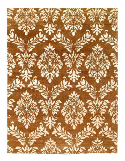 Canvello Light Brown Modern Bamboo Silk Rug - 9 ' X 12' - Canvello