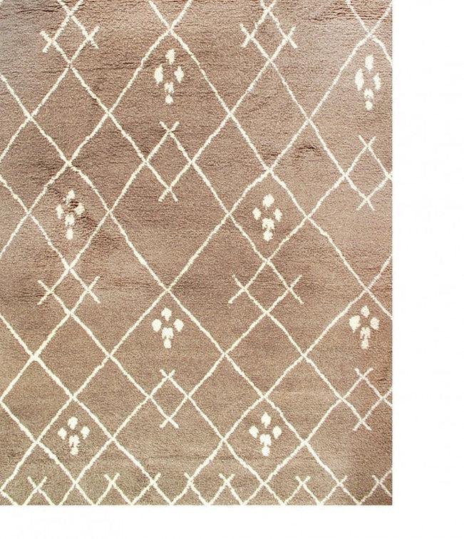 Canvello Light Brown Moroccan 10'8'' X 13'11'' - Canvello