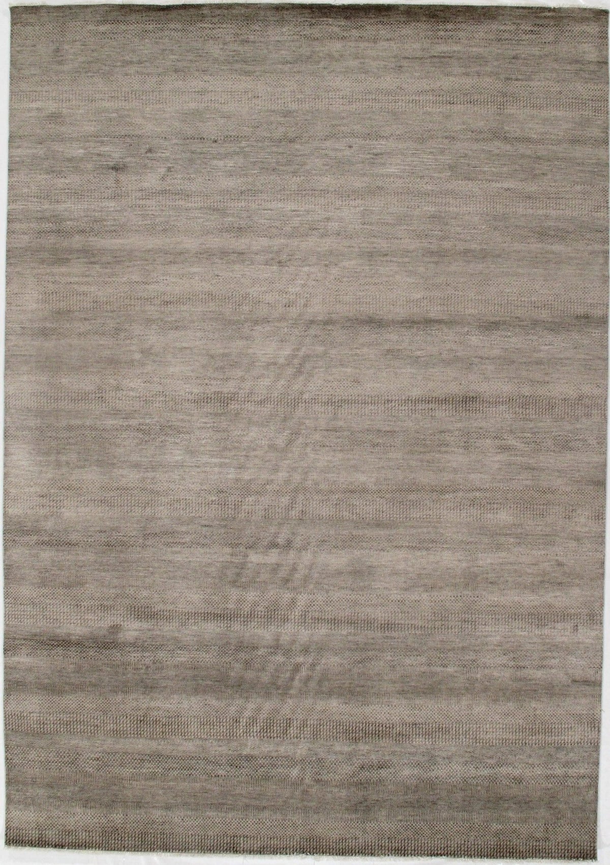Alfombra de lana y seda Canvello marrón claro Savannah Grass - 10' x 14'