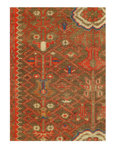 Canvello Light Brown Silkroad Malayer Rugs - 4'3'' X 6'2'' - Canvello