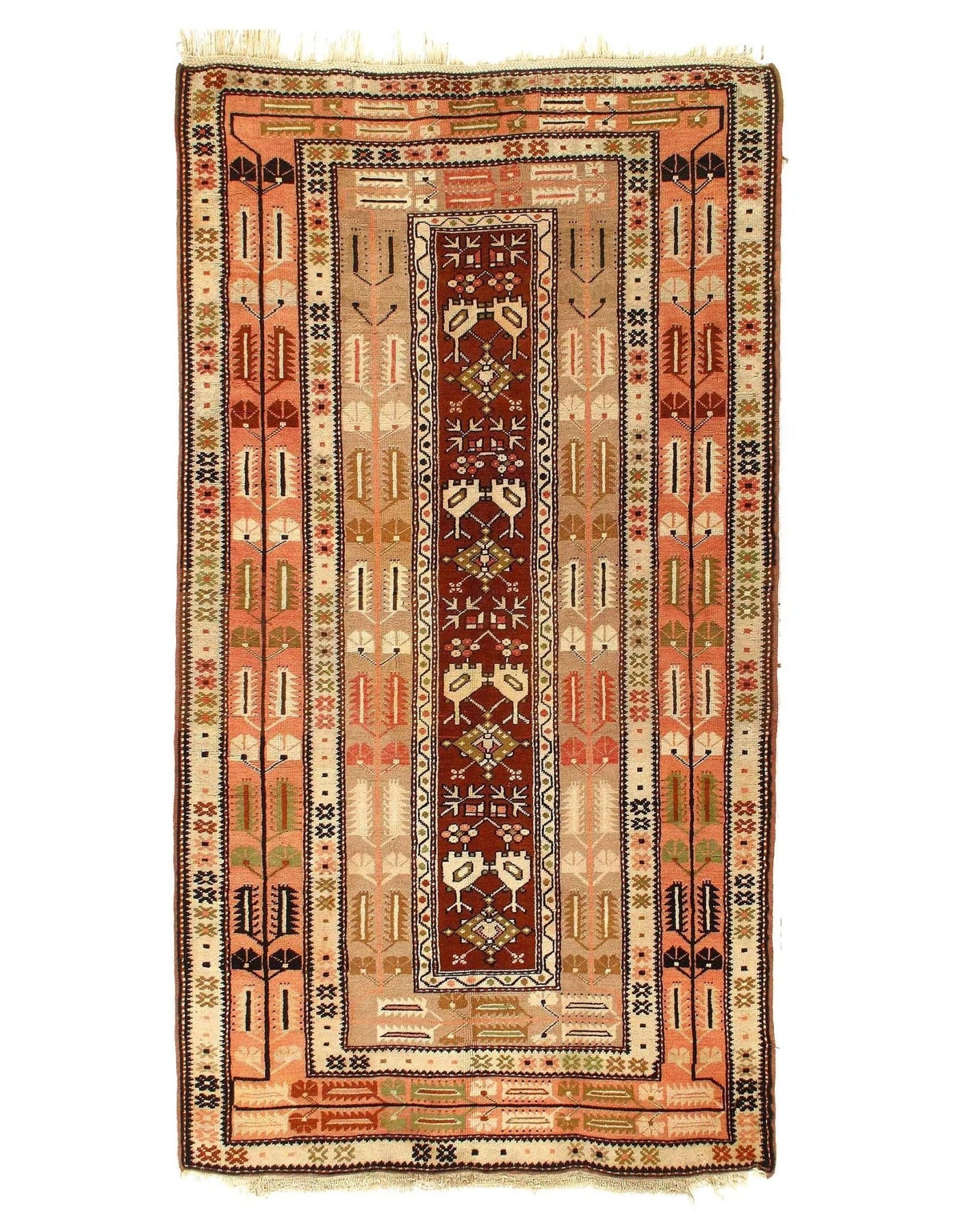 Canvello Light Brown Turkish Kazak Rug - 4'5'' X 8'1'' - Canvello