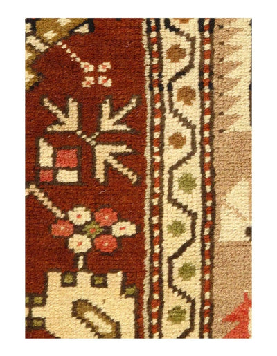 Canvello Light Brown Turkish Kazak Rug - 4'5'' X 8'1'' - Canvello