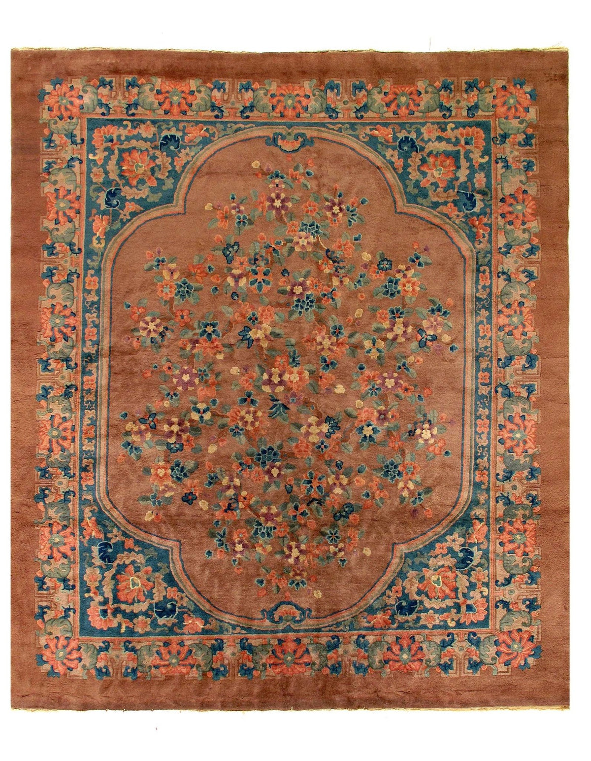 Alfombra Canvello Marrón Claro Vintage Art Deco - 8' X 9'7''