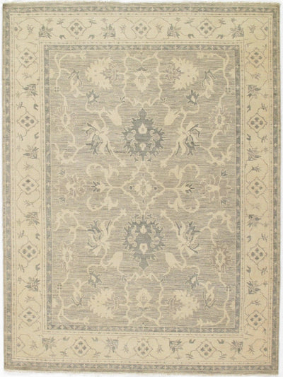 Canvello Light Gray Fine Oushak Rug - 9' X 12' - Canvello