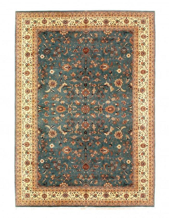 Canvello Light Green Color Fine Hand knotted Tabriz rug 12' X 18' - Canvello