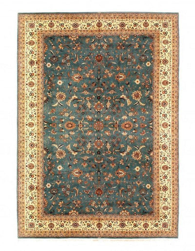 Canvello Light Green Color Fine Hand knotted Tabriz rug 12' X 18' - Canvello